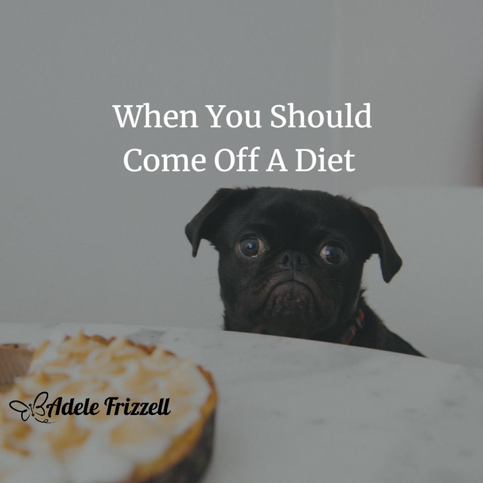 When should I come off a diet?