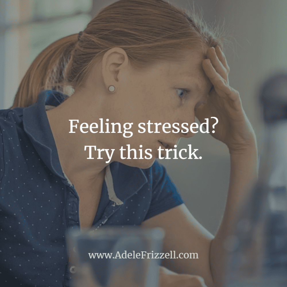 Feeling stressed? Try this trick