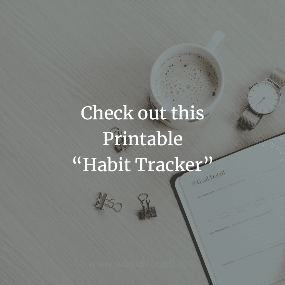 Check out this Printable “Habit Tracker”