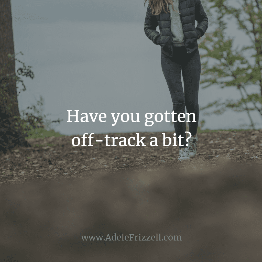 Have you gotten off-track a bit?