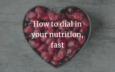 Keep your meal planning simple by dialing in your nutrition basics.