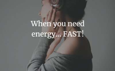 Tip for when you need energy FAST!